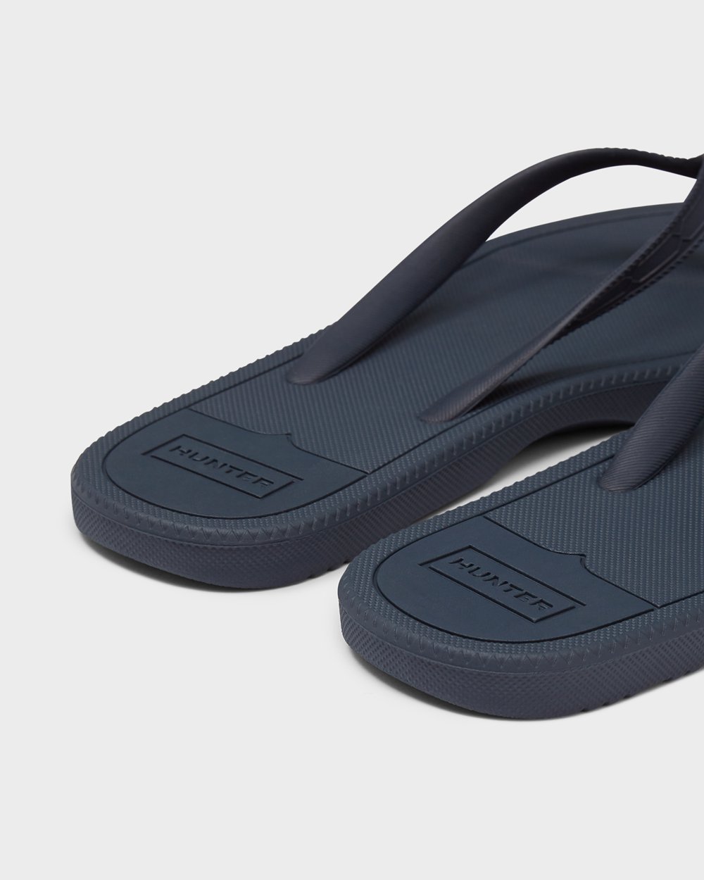 Hunter Flip Flops Marineblå - Dame Original - Norge LUZFTY-958